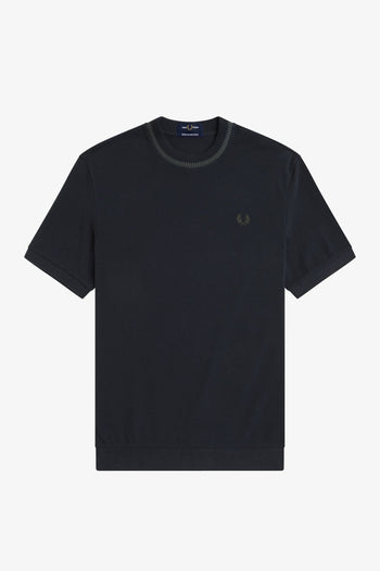 CREW NECK PIQUE T-SHIRT