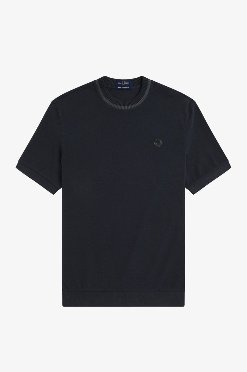 CREW NECK PIQUE T-SHIRT