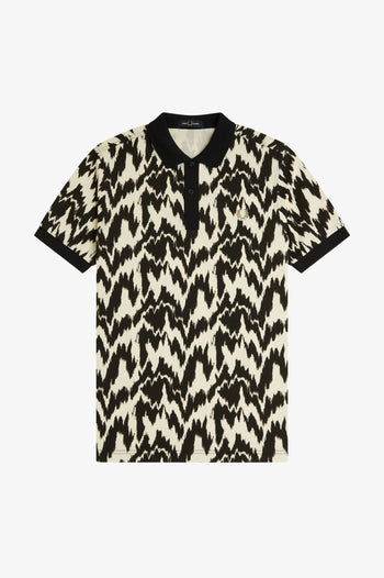 AMY ANIMAL PRINT POLO SHIRT