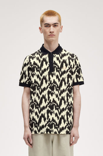 AMY ANIMAL PRINT POLO SHIRT