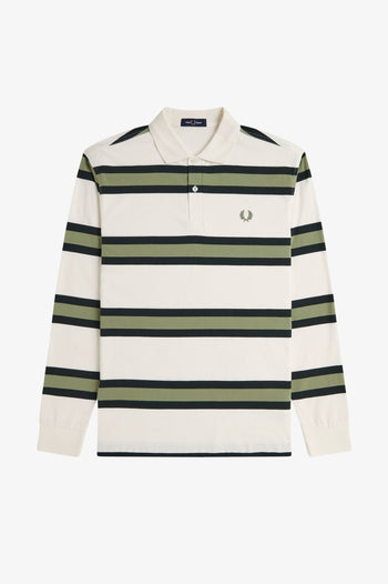 JERSEY STRIPE POLO SHIRT