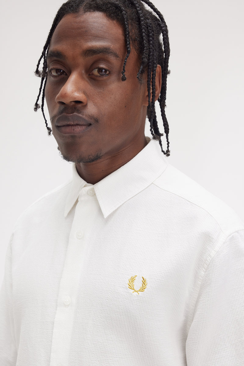 TEXTURED SEERSUCKER SHIRT