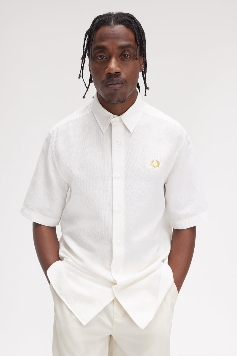 TEXTURED SEERSUCKER SHIRT
