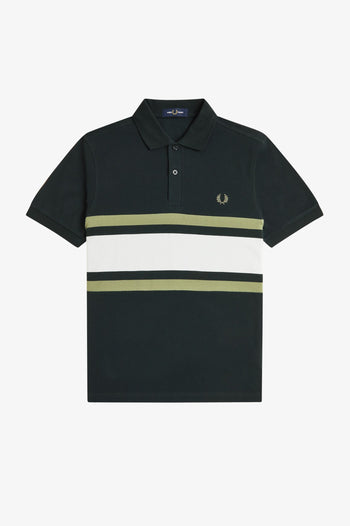 PANELLED POLO SHIRT