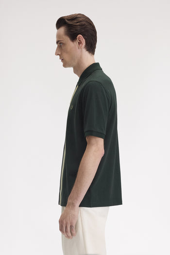 CHENILLE TAPE BUTTON THRU POLO