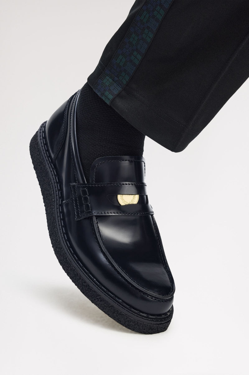 GEORGE COX X FRED PERRY PENNY LOAFER LEATHER
