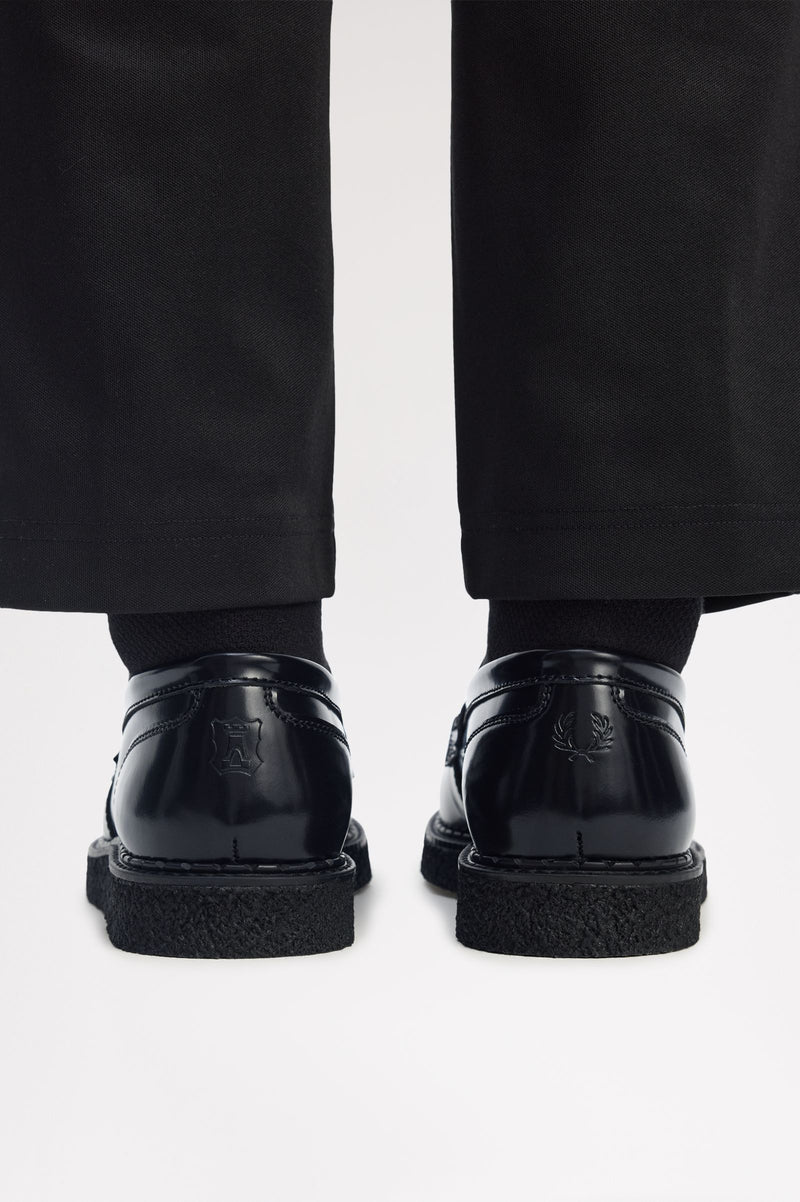 GEORGE COX X FRED PERRY PENNY LOAFER LEATHER