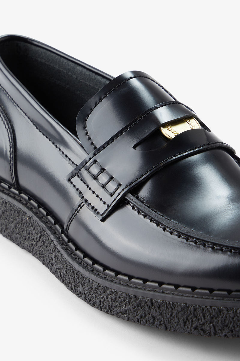 GEORGE COX X FRED PERRY PENNY LOAFER LEATHER