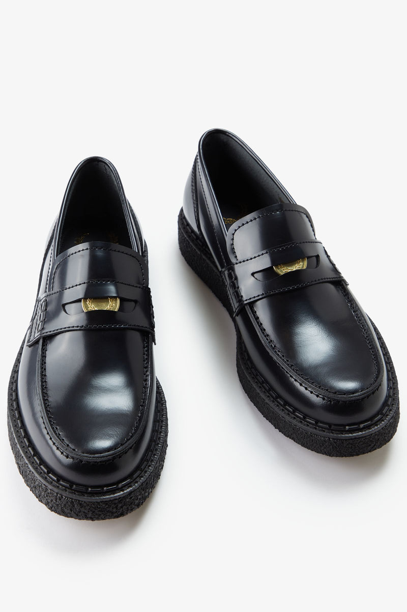 GEORGE COX X FRED PERRY PENNY LOAFER LEATHER