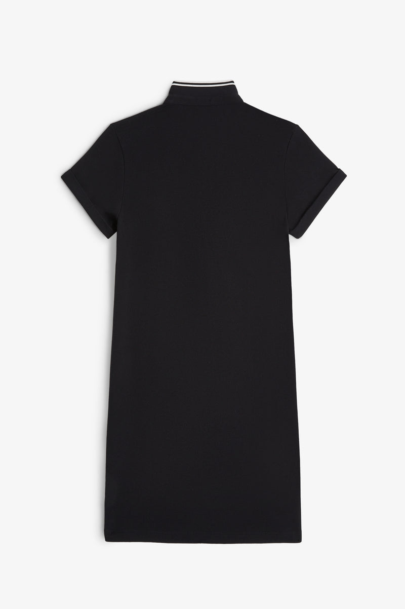 TIPPED POLO DRESS