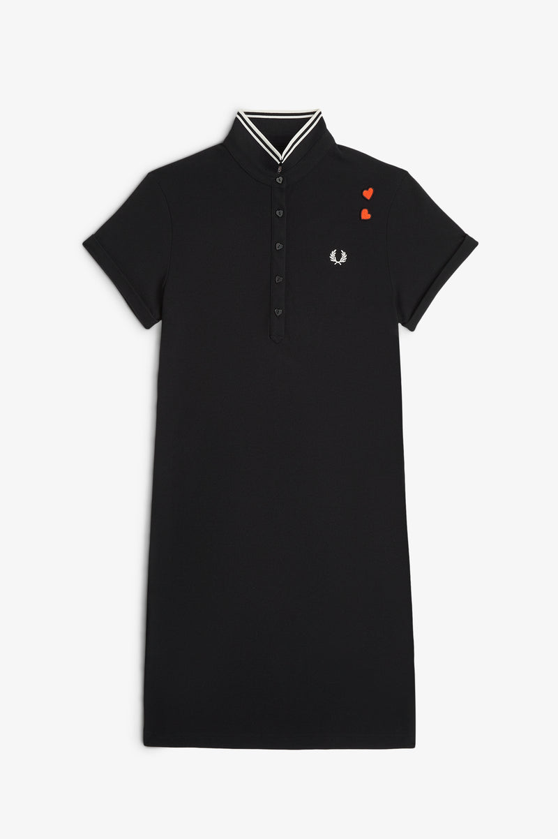 TIPPED POLO DRESS