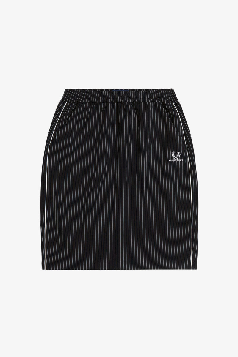 KVA PINSTRIPE TRACK SKIRT