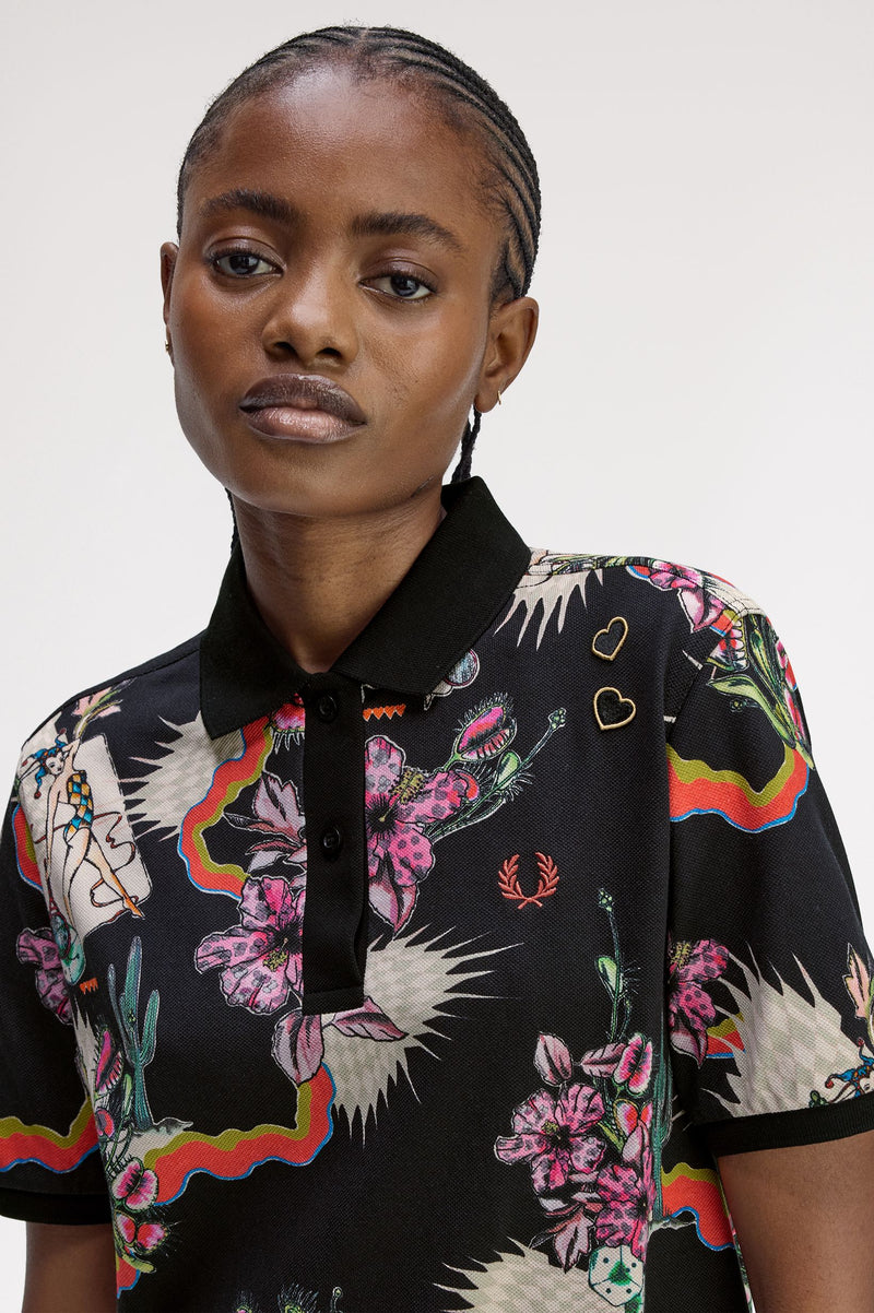 PRINTED FRED PERRY SHIRT