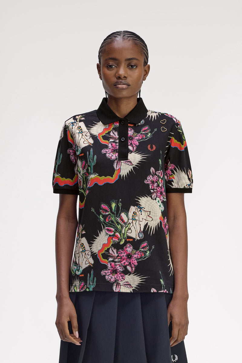 PRINTED FRED PERRY SHIRT