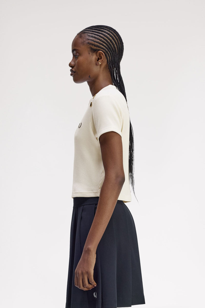 RIBBED T-SHIRT
