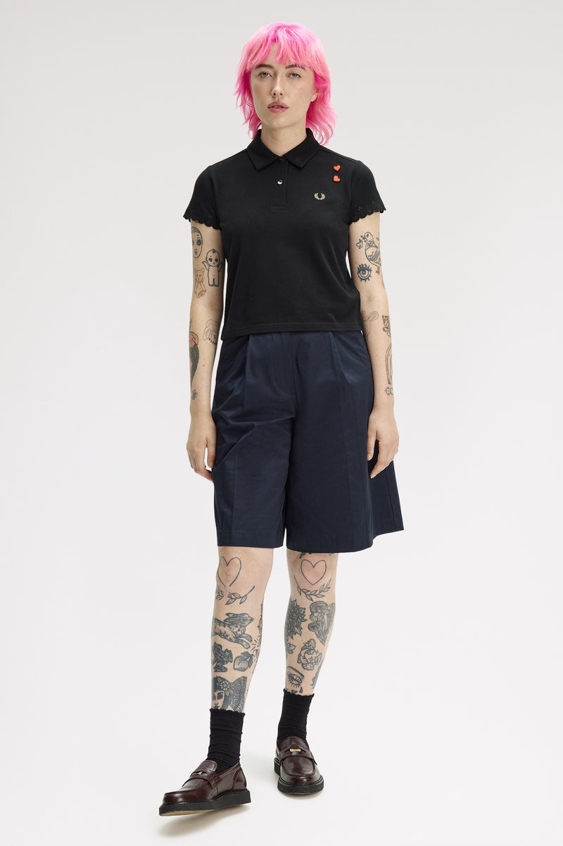 EMBROIDERED DETAIL POLO SHIRT