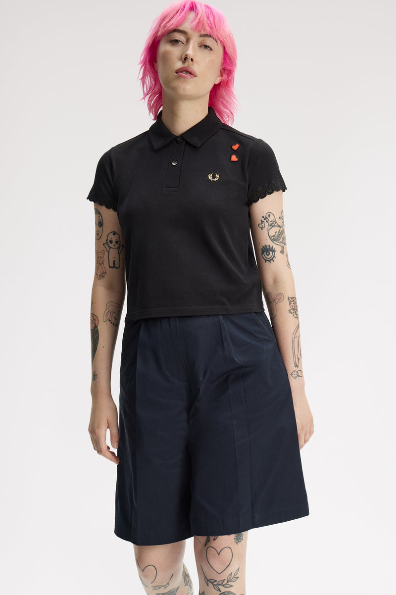 EMBROIDERED DETAIL POLO SHIRT