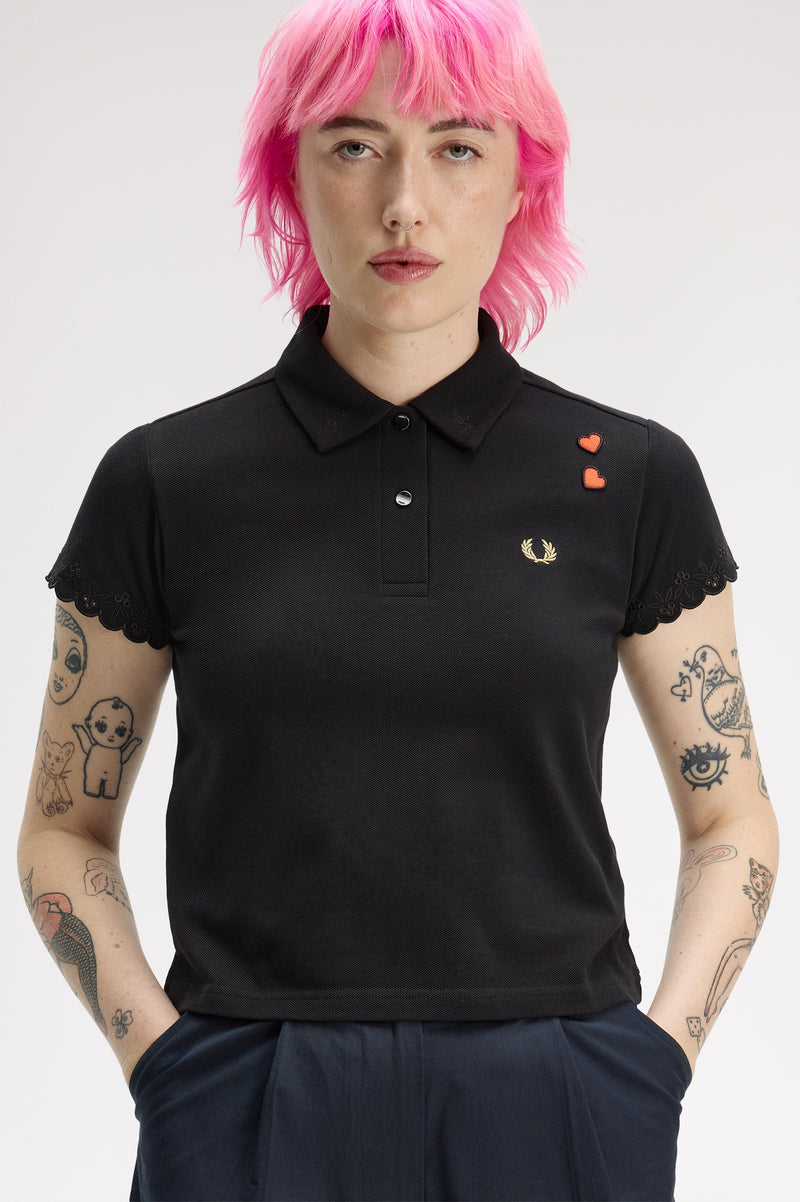 EMBROIDERED DETAIL POLO SHIRT
