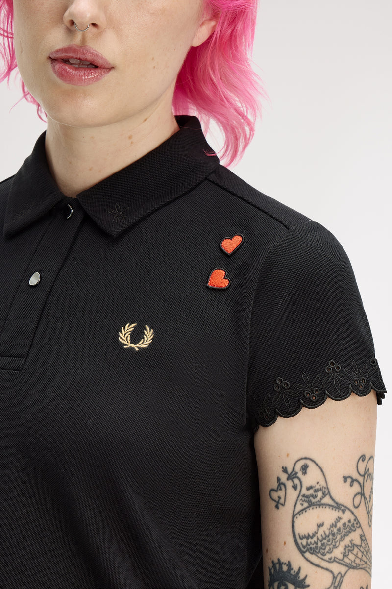 EMBROIDERED DETAIL POLO SHIRT