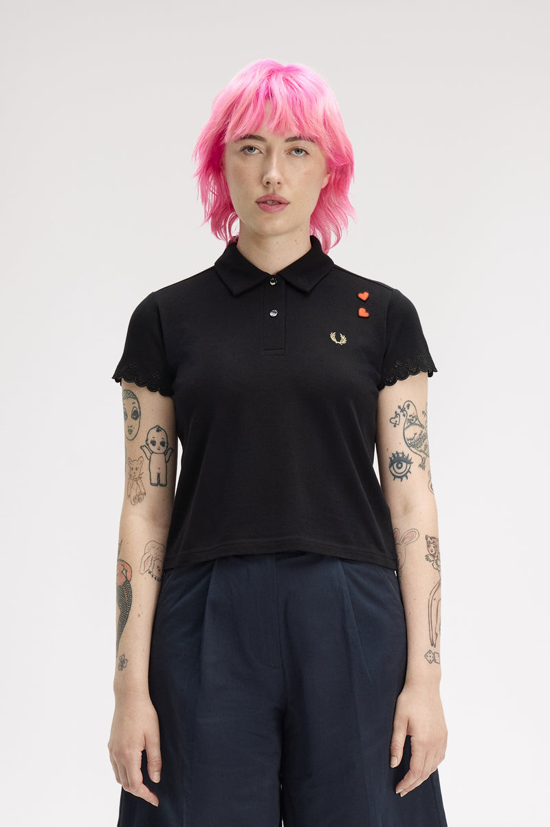 EMBROIDERED DETAIL POLO SHIRT