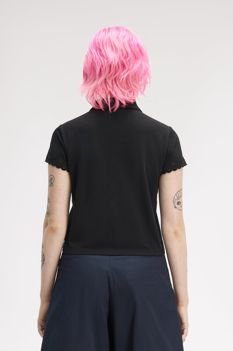EMBROIDERED DETAIL POLO SHIRT