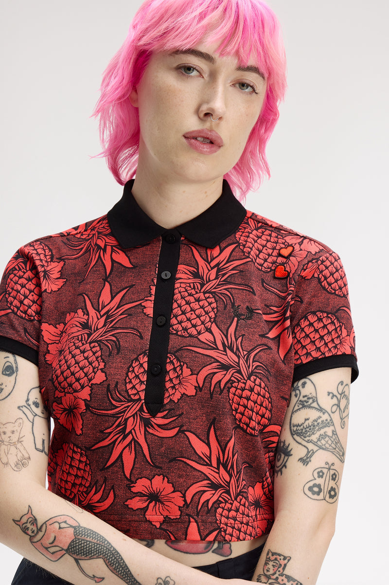 PRINTED POLO SHIRT