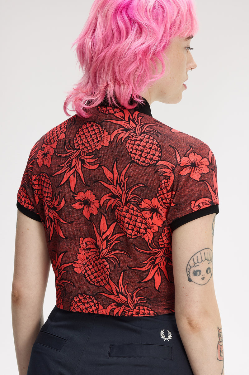 PRINTED POLO SHIRT