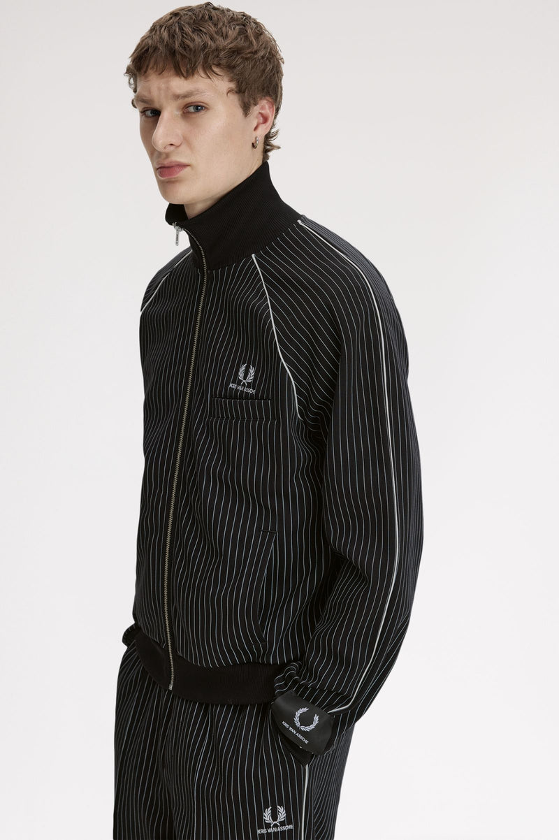 KVA PINSTRIPE TRACK JACKET