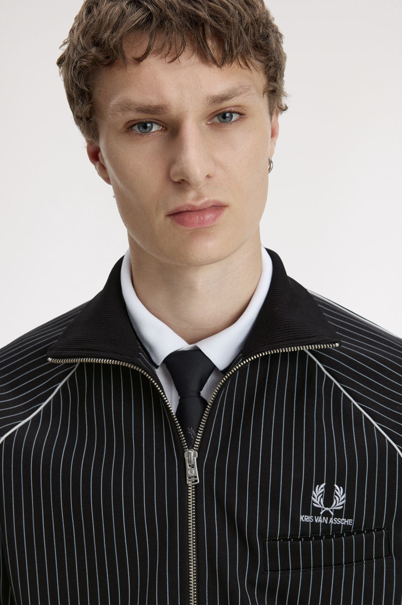 KVA PINSTRIPE TRACK JACKET