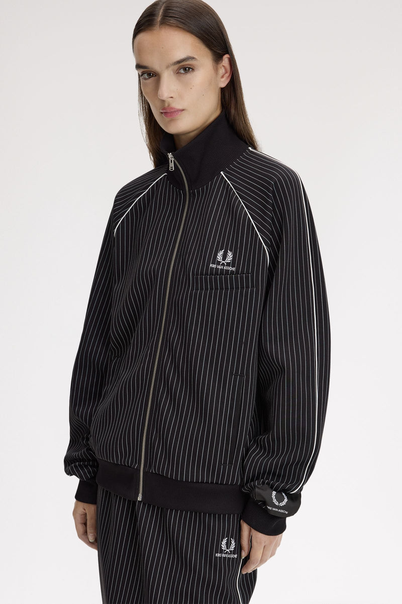 KVA PINSTRIPE TRACK JACKET