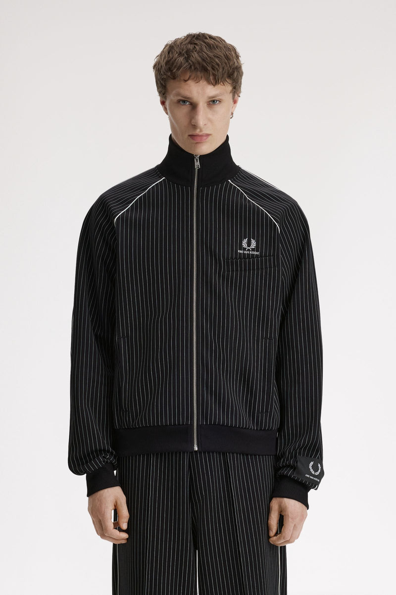 KVA PINSTRIPE TRACK JACKET