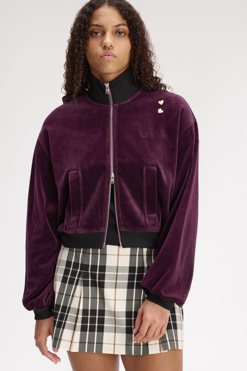 VELOUR TRACK JACKET