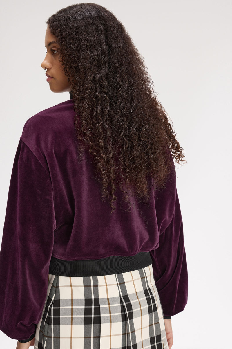 VELOUR TRACK JACKET