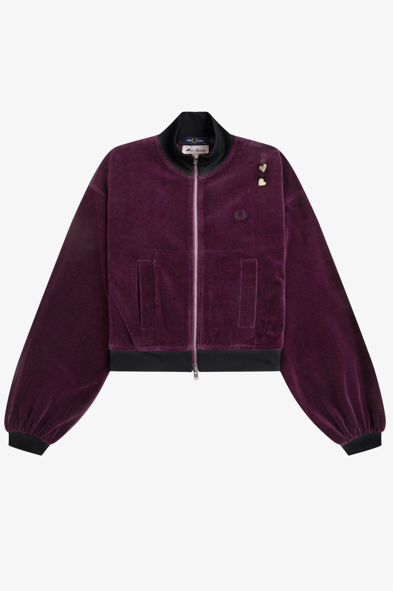 VELOUR TRACK JACKET
