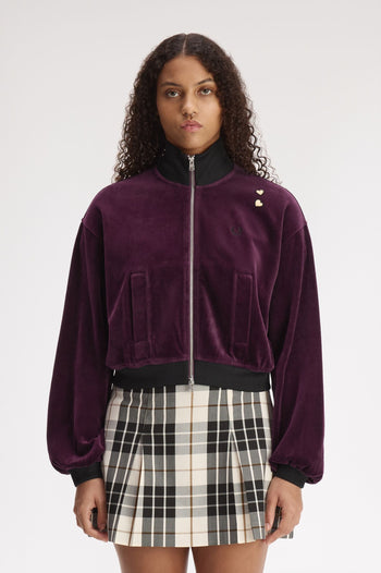 VELOUR TRACK JACKET
