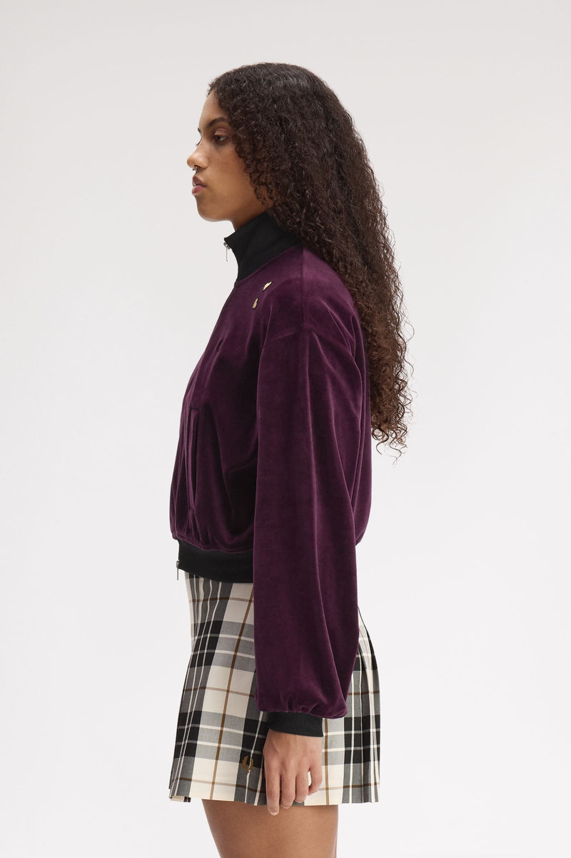 VELOUR TRACK JACKET