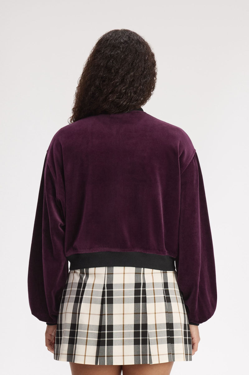 VELOUR TRACK JACKET