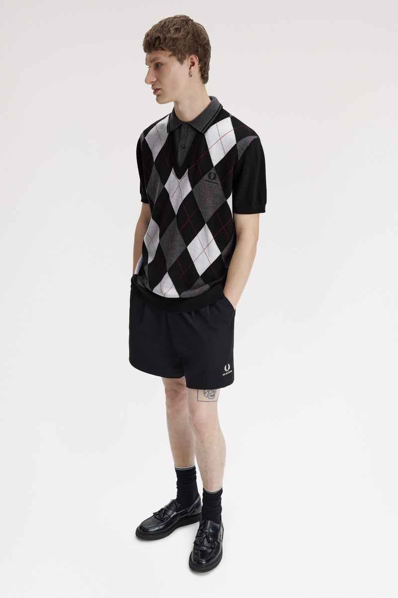 KVA ARGYLE KNITTED SHIRT