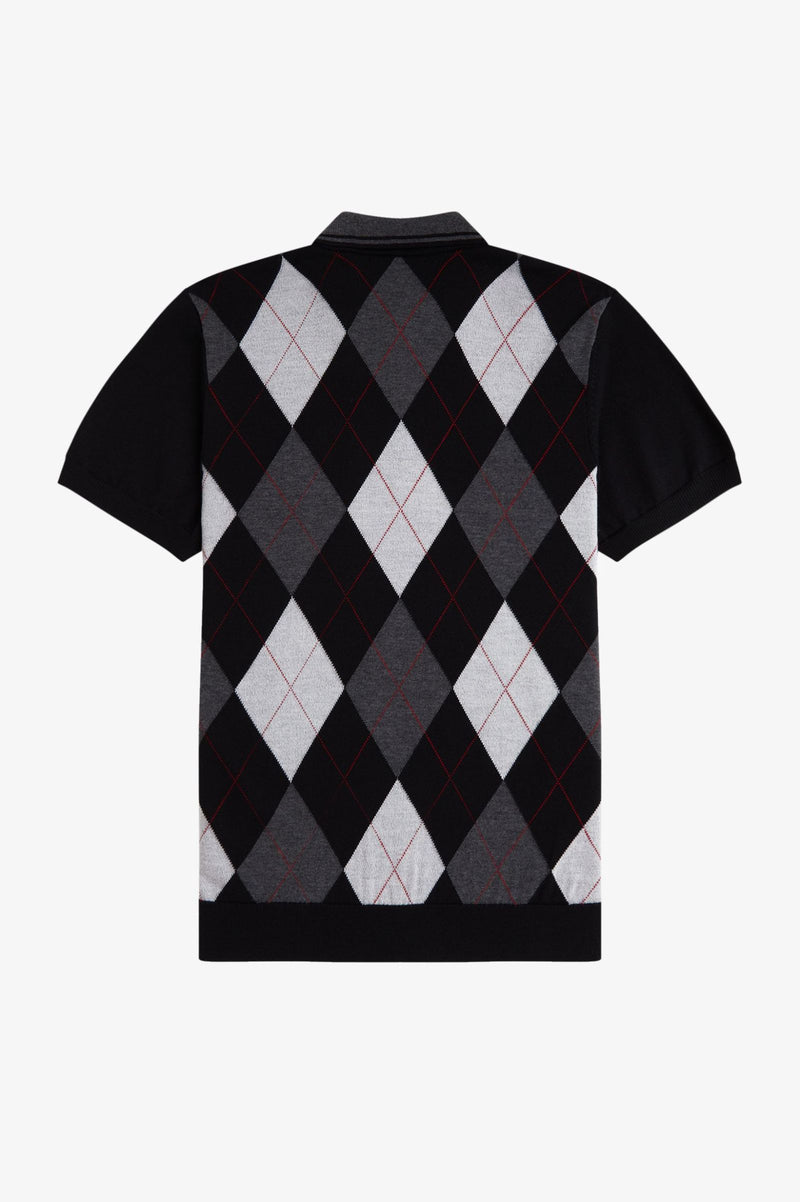 KVA ARGYLE KNITTED SHIRT
