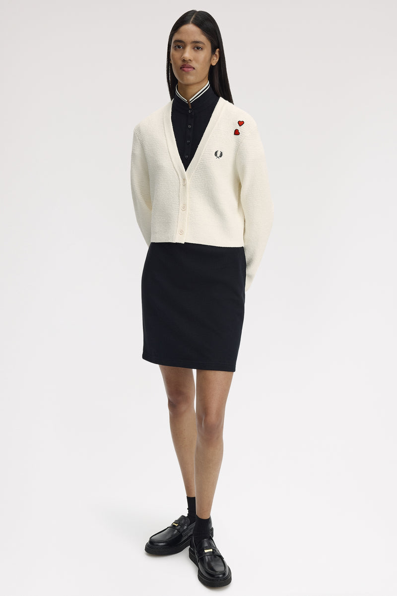 TEXTURED KNIT CARDIGAN