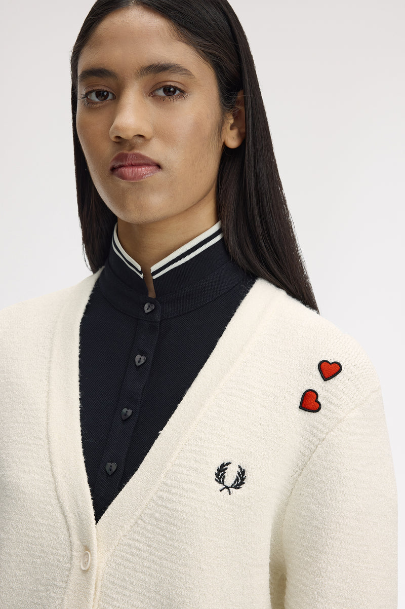 TEXTURED KNIT CARDIGAN