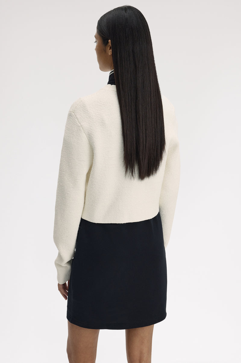 TEXTURED KNIT CARDIGAN