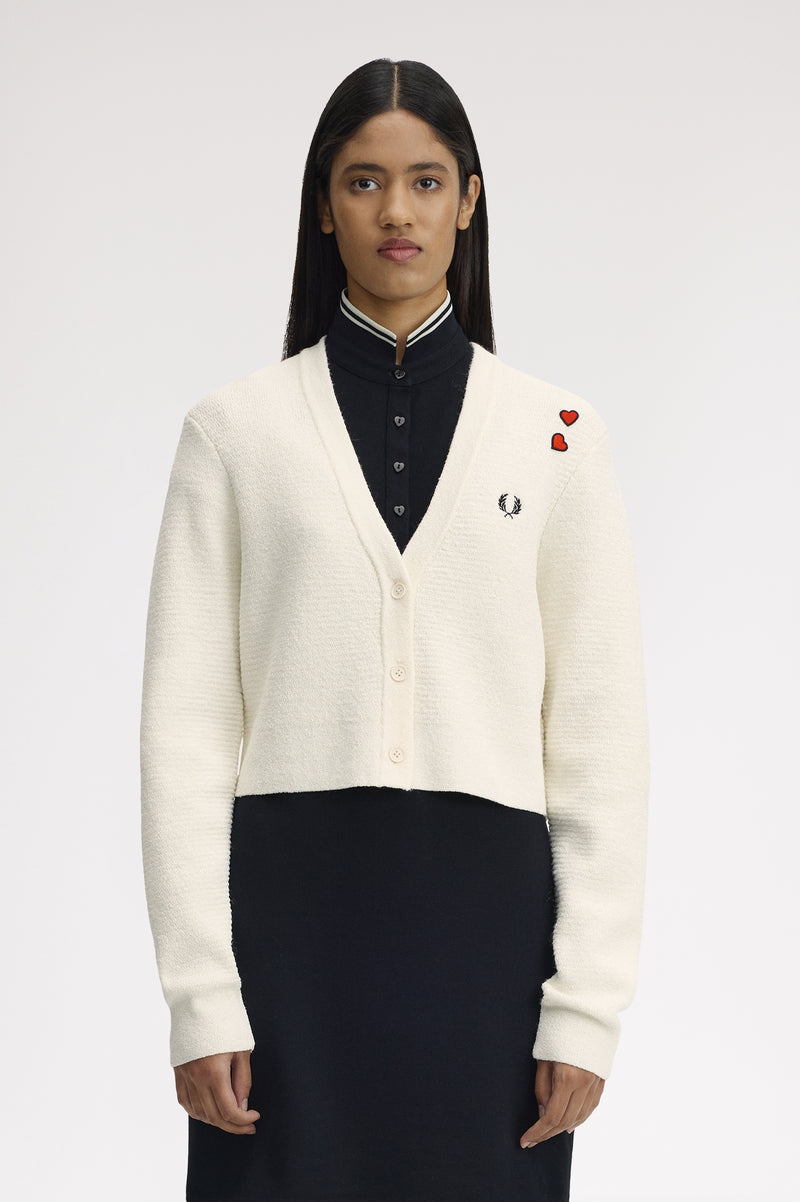 TEXTURED KNIT CARDIGAN