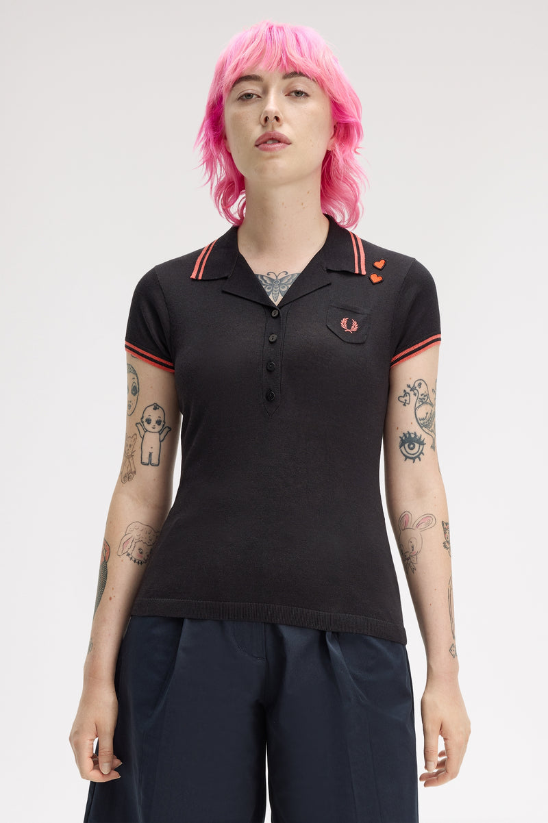 POCKET DETAIL KNITTED SHIRT