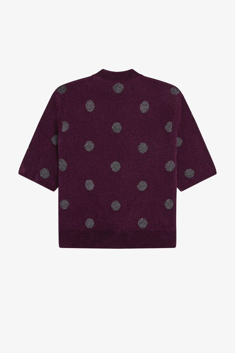 POLKA DOT KNITTED TOP
