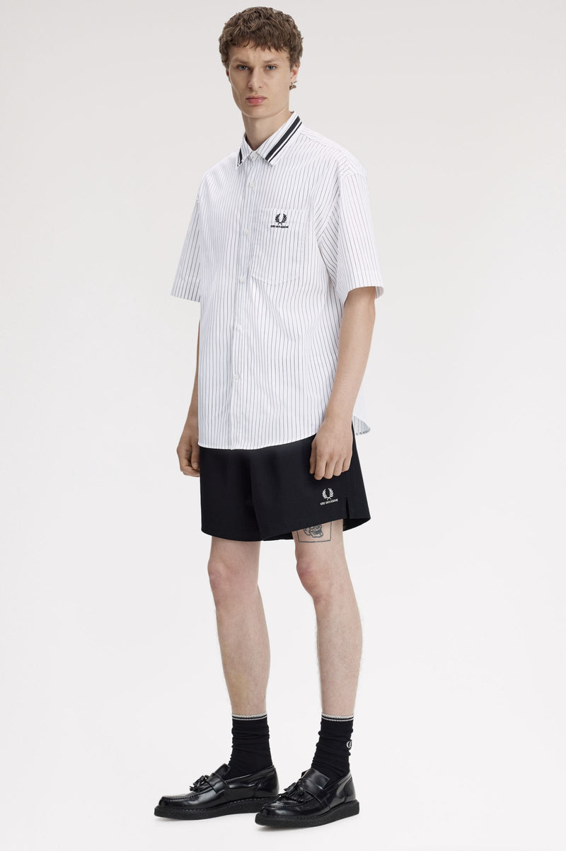 KVA PINSTRIPE SHORT SLEEVE SHIRT