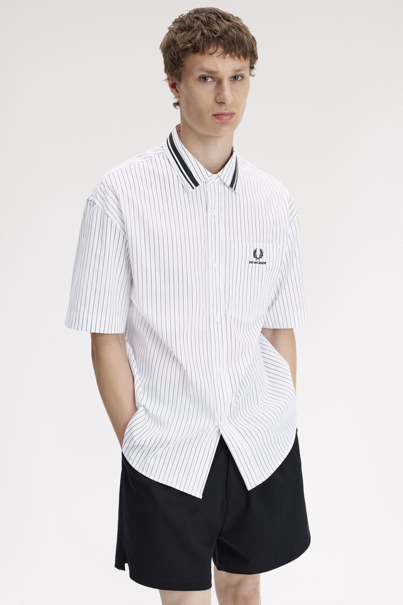 KVA PINSTRIPE SHORT SLEEVE SHIRT