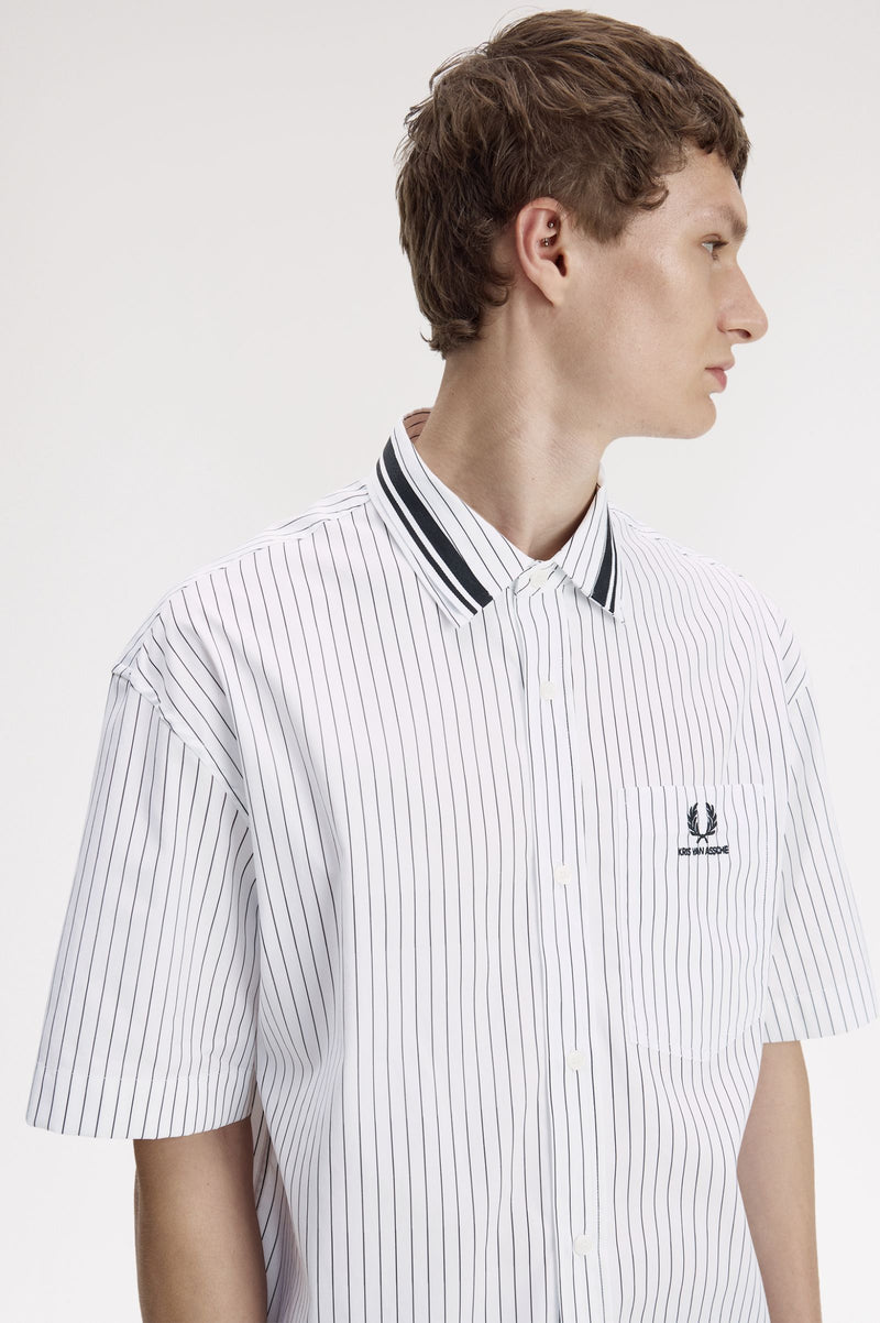 KVA PINSTRIPE SHORT SLEEVE SHIRT