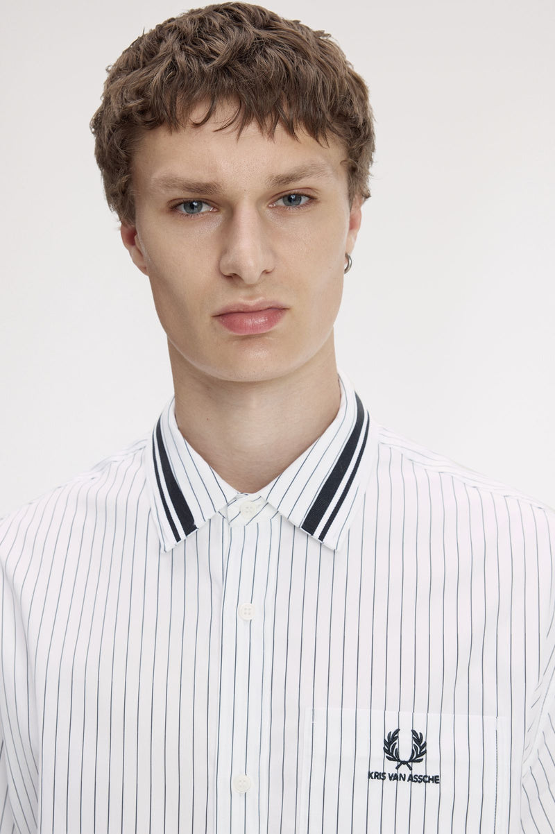 KVA PINSTRIPE SHORT SLEEVE SHIRT