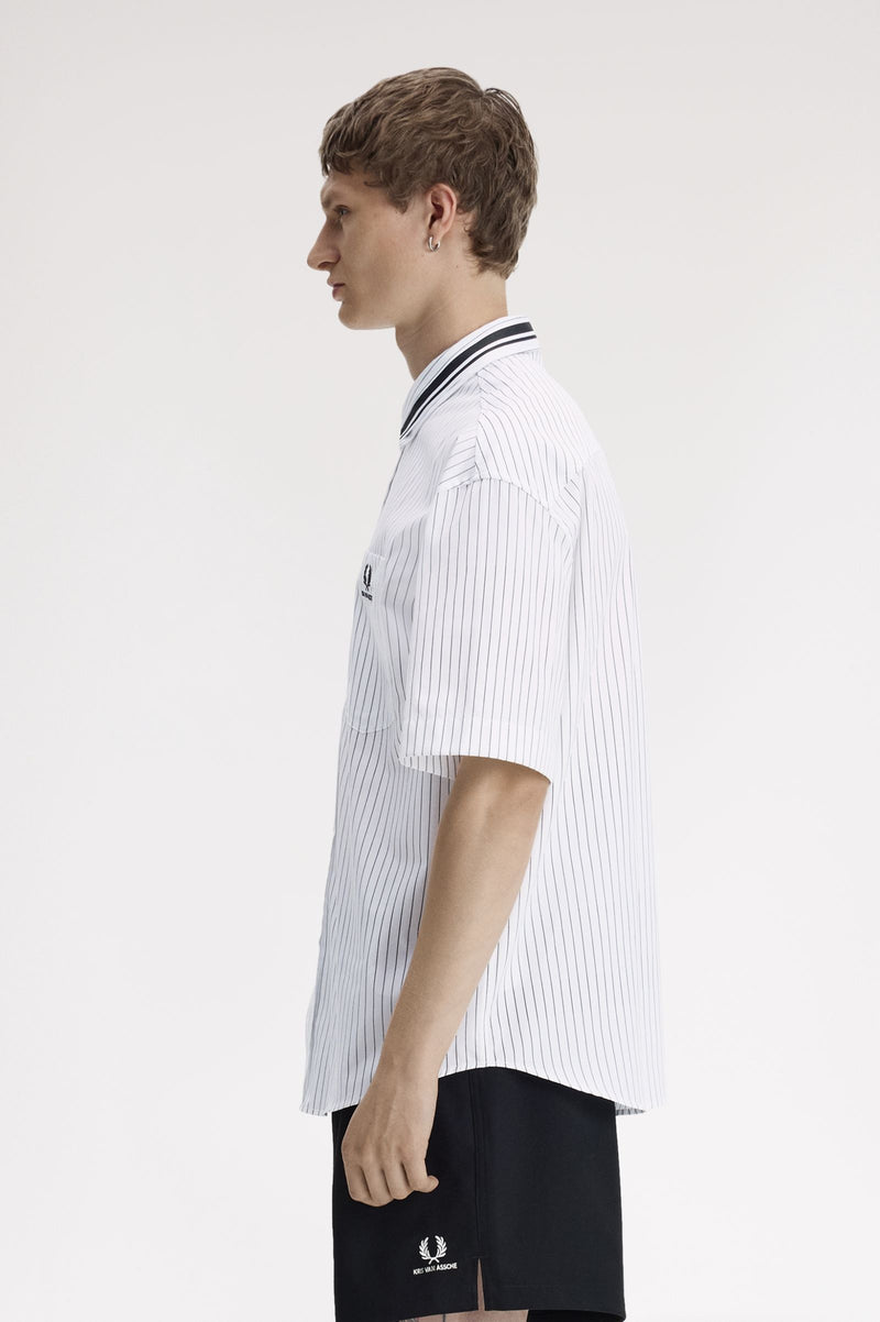 KVA PINSTRIPE SHORT SLEEVE SHIRT